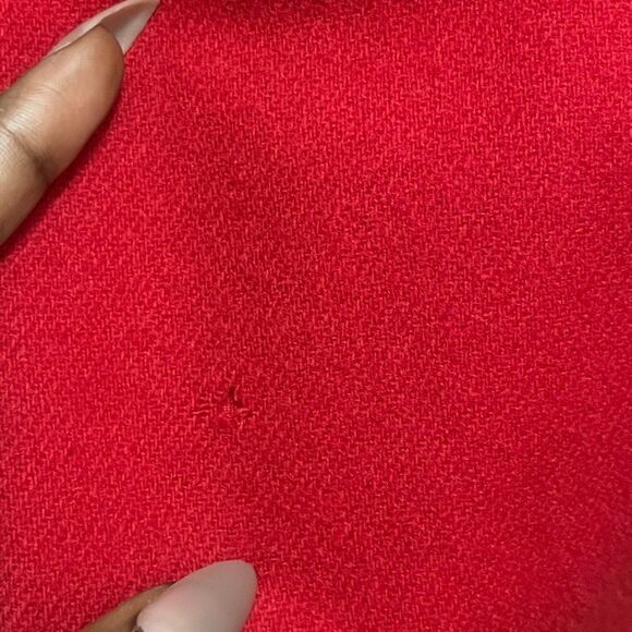 Late 80s Prophecy Petite Red Wool Blazer - Picture 3 of 4